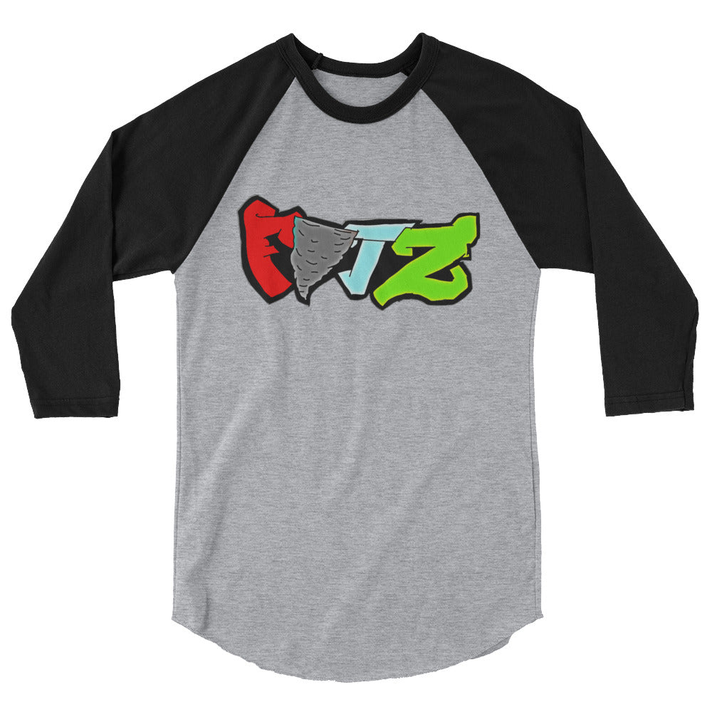 3/4 sleeve raglan shirt