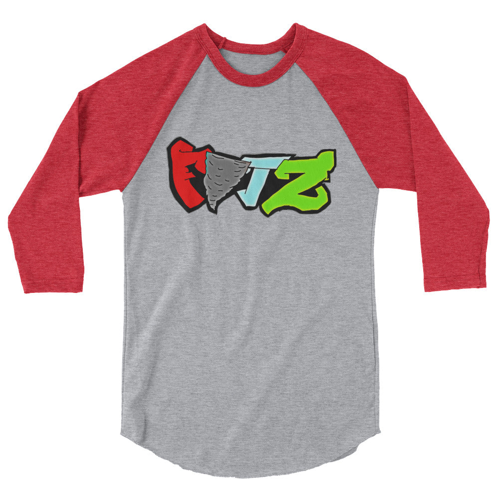 3/4 sleeve raglan shirt