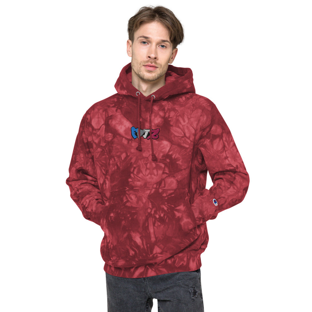 Stormy Fitz Unisex Champion tie-dye hoodie