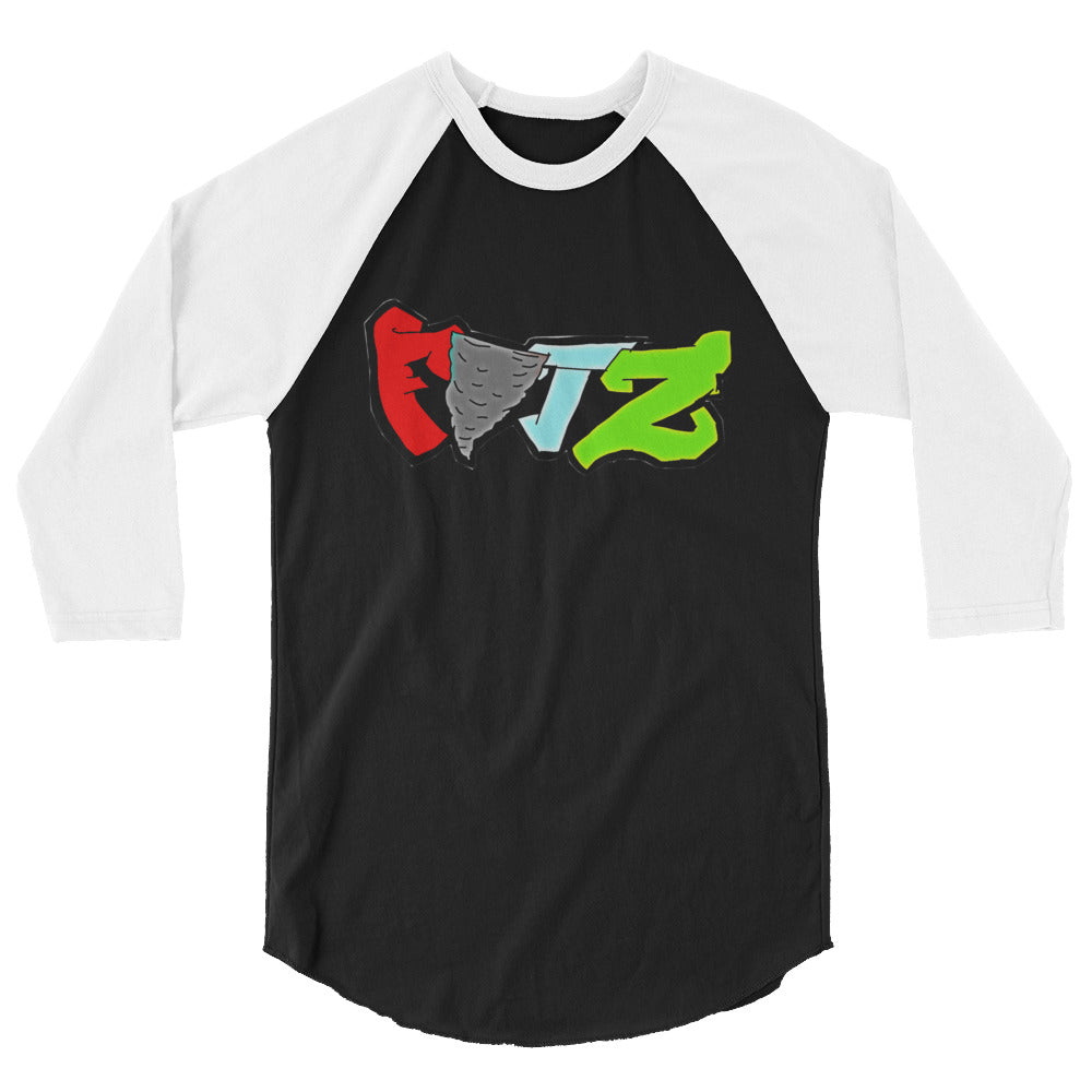 3/4 sleeve raglan shirt