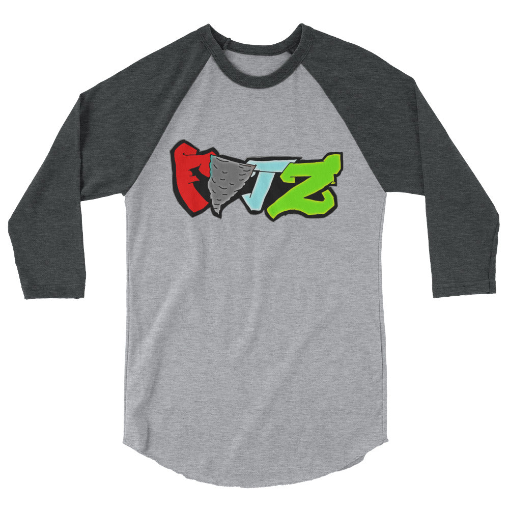 3/4 sleeve raglan shirt