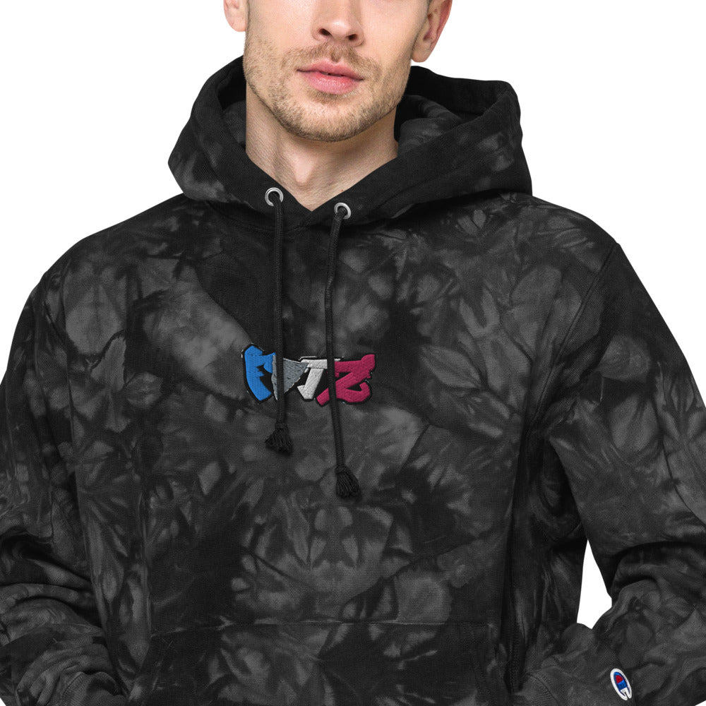 Stormy Fitz Unisex Champion tie-dye hoodie
