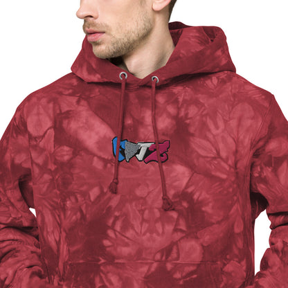 Stormy Fitz Unisex Champion tie-dye hoodie