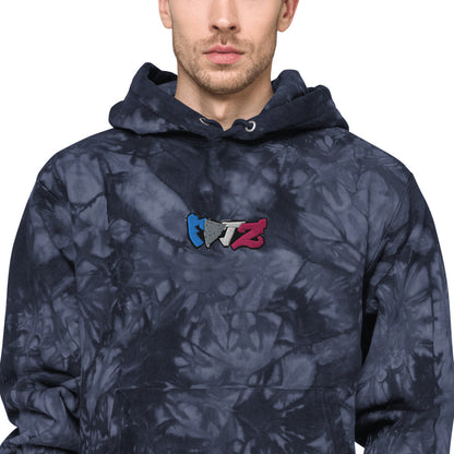 Stormy Fitz Unisex Champion tie-dye hoodie